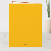 Herfst verlaat Happy Thanksgiving Holiday Kaart (Achterkant)