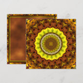 Herfst verlaat Kaleidoscope Mandala (Voorkant / Achterkant)