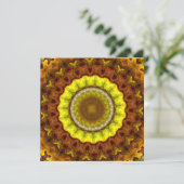 Herfst verlaat Kaleidoscope Mandala (Staand voorkant)