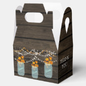 Herfst verlaat Mason Jar Wedding Favor Box Bedankdoosjes (Geopend)