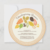 Herfst Verlaat najaar Thanksgiving Invitaties Kaart (Voorkant)