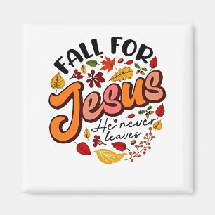 Herfst verlaat nooit de Herfst Thanksgiving Magneet