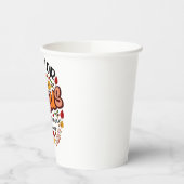 Herfst verlaat nooit de Herfst Thanksgiving Papieren Bekers (Links)