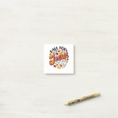 Herfst verlaat nooit de Herfst Thanksgiving Post-it® Notes (Op bureau)