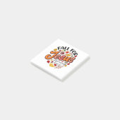 Herfst verlaat nooit de Herfst Thanksgiving Post-it® Notes (Schuin)