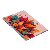 Herfst verlaat ontwerptijdschrift notitieboek (Rechterzijde)