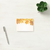 Herfst Verlaat Oranje Herfst Rustiek Land Post-it® Notes (Kantoor)