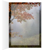 Herfst verlaat rustieke bruiloft Dank u (Binnen (Rechts))