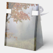 Herfst verlaat rustieke bruiloft gunstboxen bedankdoosjes (Achterkant)