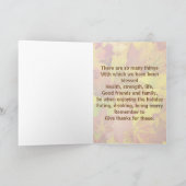 Herfst verlaat Thanksgiving Dag Wenskaart Feestdagen Kaart (Binnen)