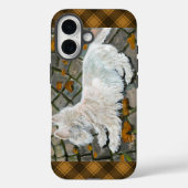 Herfst verlaat Westie op patio Case-Mate iPhone Case (Achterkant)