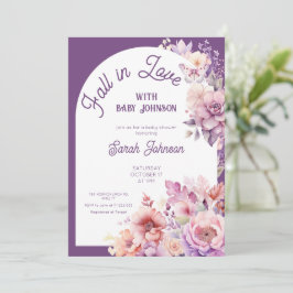 Herfst Verliefd herfst Bloemen baby Bloom baby sho Kaart