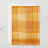 Herfst verliefd op Baby leaf hart Baby shower Kaart (Achterkant)