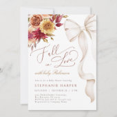 Herfst verliefd op Baby shower Kaart (Voorkant)