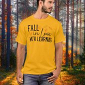 Herfst verliefd op lerares t-shirt