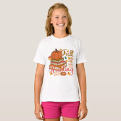 HERFST VERLIEFD OP LEZEN T-SHIRT (Voorkant volledig)