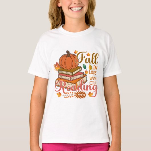 HERFST VERLIEFD OP LEZEN T-SHIRT (Voorkant)