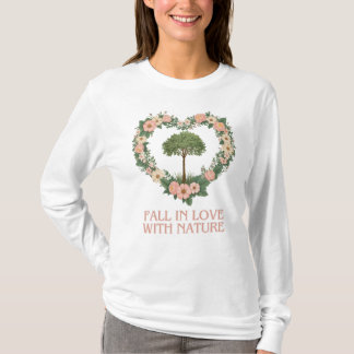 Herfst verliefd op Natuur T-shirt