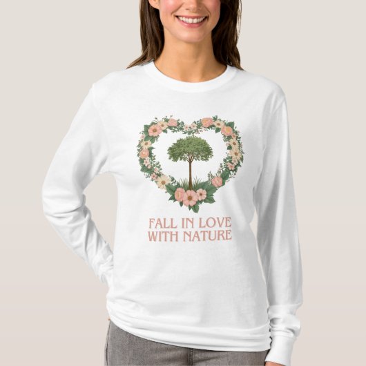 Herfst verliefd op Natuur T-shirt (Voorkant)