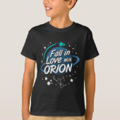 Herfst verliefd op Orion sterrenbeeld Astrologie N T-shirt (Voorkant)