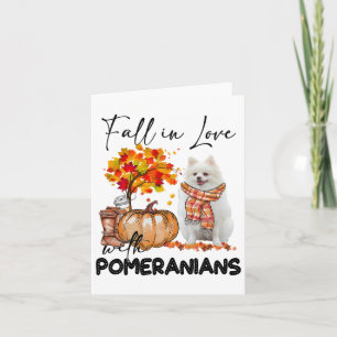 Herfst verliefd op pompoenen Herfst pompoen thanks Kaart
