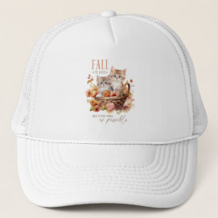 Herfst verliefd op zoveel dingen trucker pet