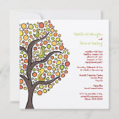 Herfst Verloving Naherfst Weddenschap Kaart (Achterkant)