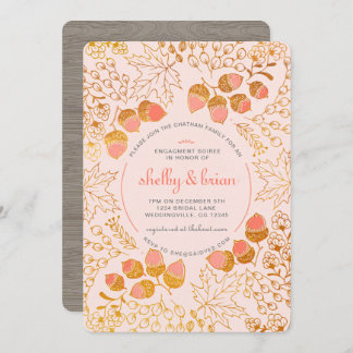Herfst Verloving Uitnodiging