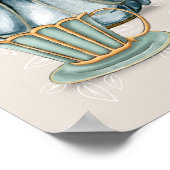 Herfst Verrukkingen: Een Gezellige Thee Tijd Deel Poster (Hoek)