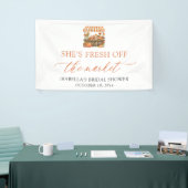 Herfst Vers Van De Markt Bruidsfeest Welkom Spandoek (Beurs)