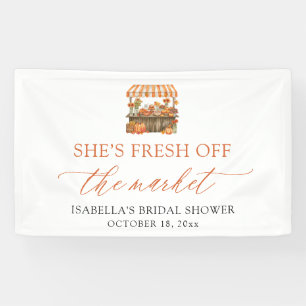 Herfst Vers Van De Markt Bruidsfeest Welkom Spandoek