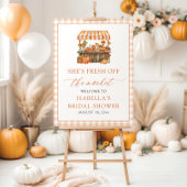 Herfst Vers Van De Markt Bruiloft Feest Welkom Poster
