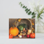 Herfst verse producten briefkaart (Staand voorkant)