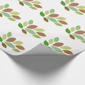 Herfst Verspreide bladeren Cadeaupapier (Hoek)