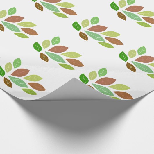 Herfst Verspreide bladeren Cadeaupapier (Hoek)