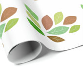 Herfst Verstrooide Bladeren Cadeaupapier (Rol Hoek)