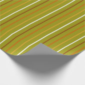 Herfst Vertical Gestreepte Cadeaupapier (Hoek)