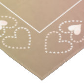 Herfst Verweerde steen en Keltisch Kruis met harte Tafelkleed (Gekanteld)