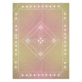 Herfst Verweerde steen en Keltisch Kruis met harte Tafelkleed (Voorkant)