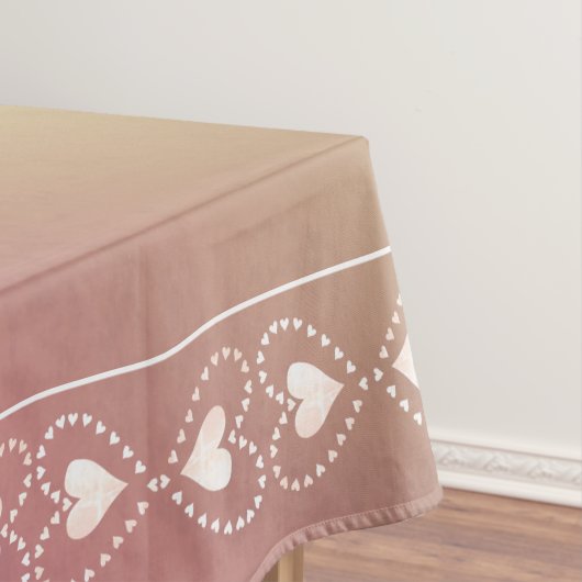 Herfst Verweerde steen en Keltisch Kruis met harte Tafelkleed (Voorbeeld)