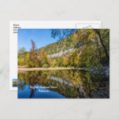 Herfst verwijst naar Buffalo National River Briefk Briefkaart (Voorkant / Achterkant)