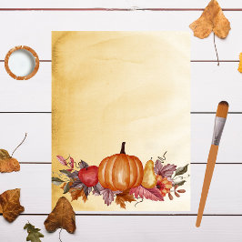 herfst verzamelen scrapbook papier