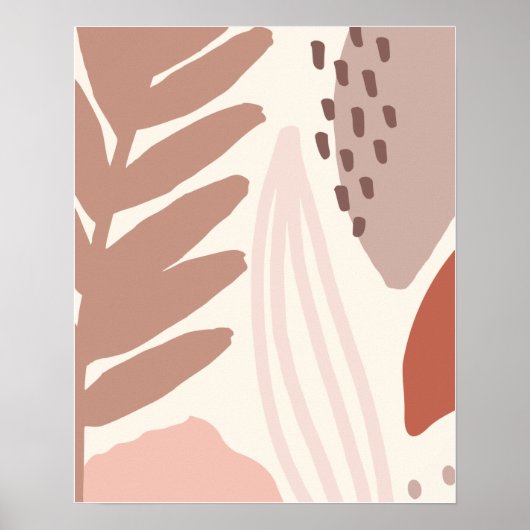 Herfst Vibes #aardtonen #digitalart Poster (Voorkant)