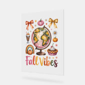 Herfst Vibes Acryl Bord (Hoek)