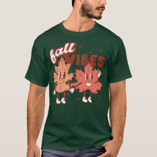 Herfst Vibes Autumn Leaves & Pumpkin Gelieve te He T-shirt