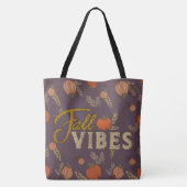 Herfst Vibes Autumn Pumpkin Patch Tote Bag (Achterkant)