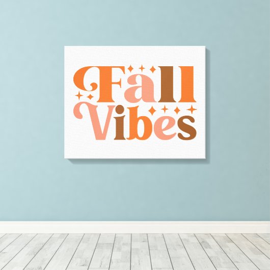 Herfst Vibes Canvas Afdruk (Insitu (Houten vloer))