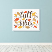 Herfst Vibes Canvas Afdruk (Insitu (Houten vloer))