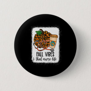 Herfst Vibes dat het leven zurse Herfst seizoensge Ronde Button 5,7 Cm