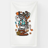 Herfst Vibes dat het leven zurse Herfst seizoensge Spandoek (Verticaal)